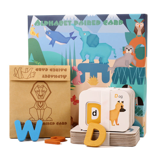 Wooden Letters and Numbers Educational Game