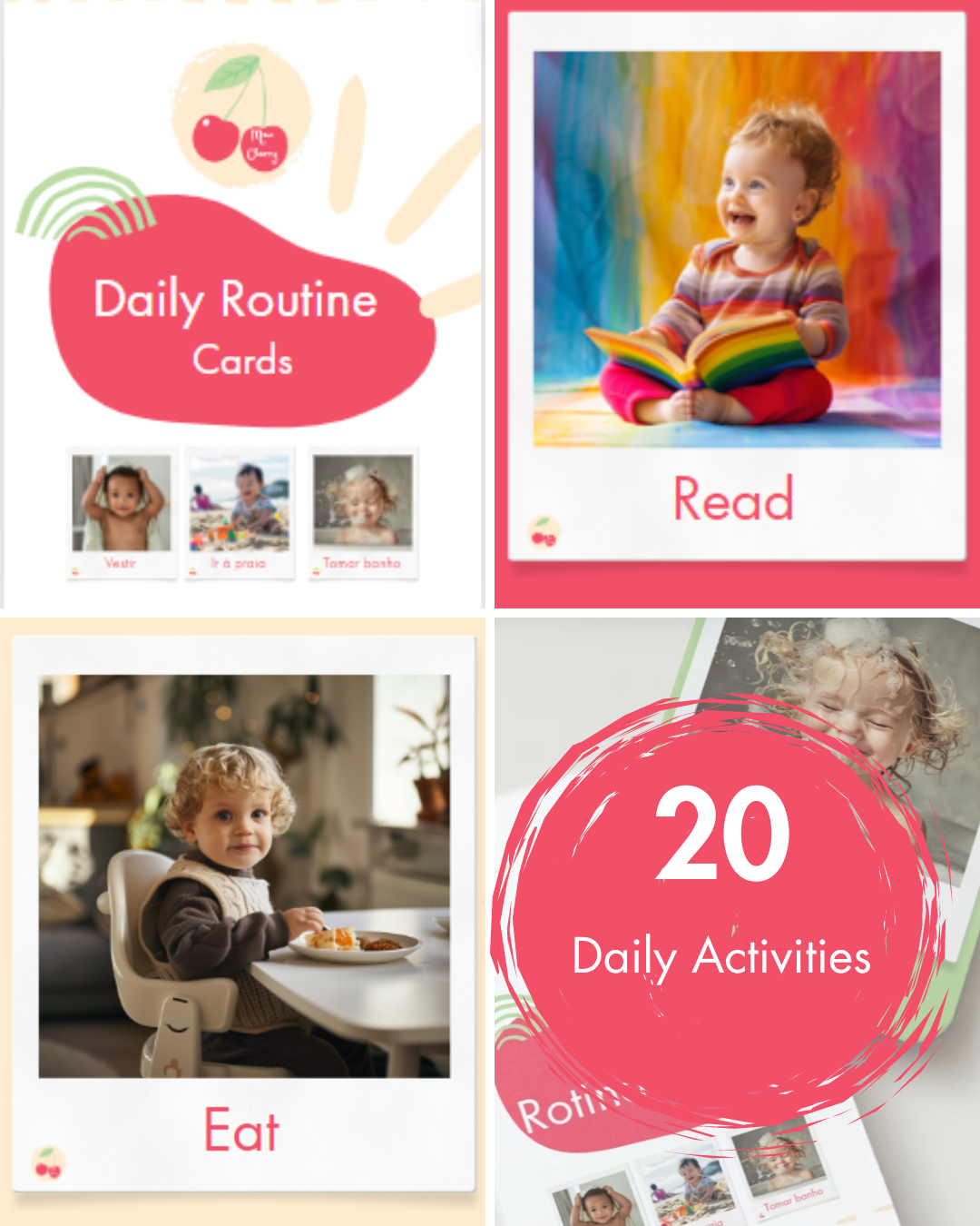 Daily Routine Cards - English