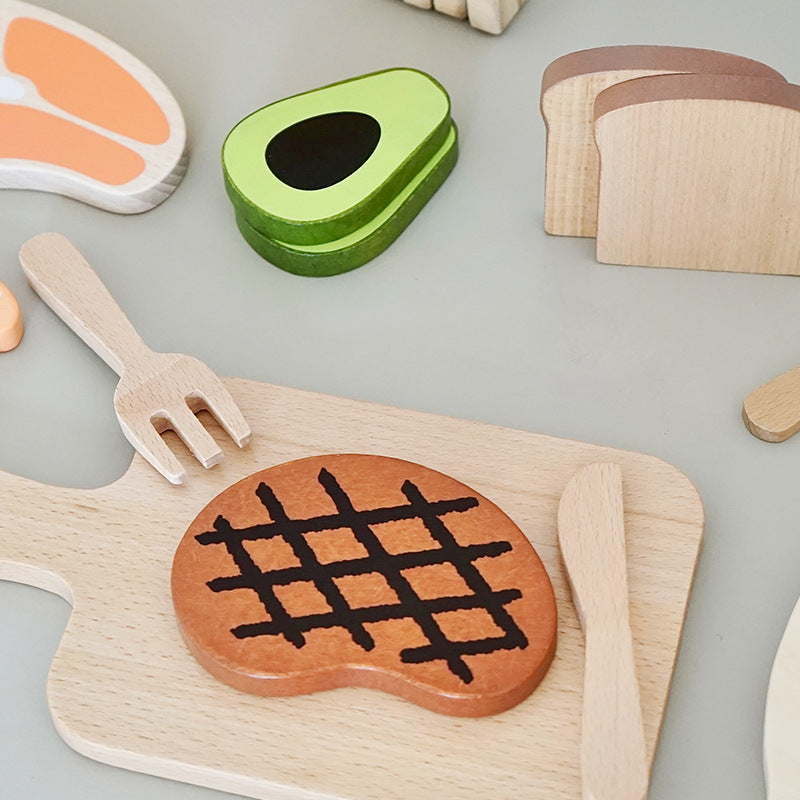 Wooden Play Food Set