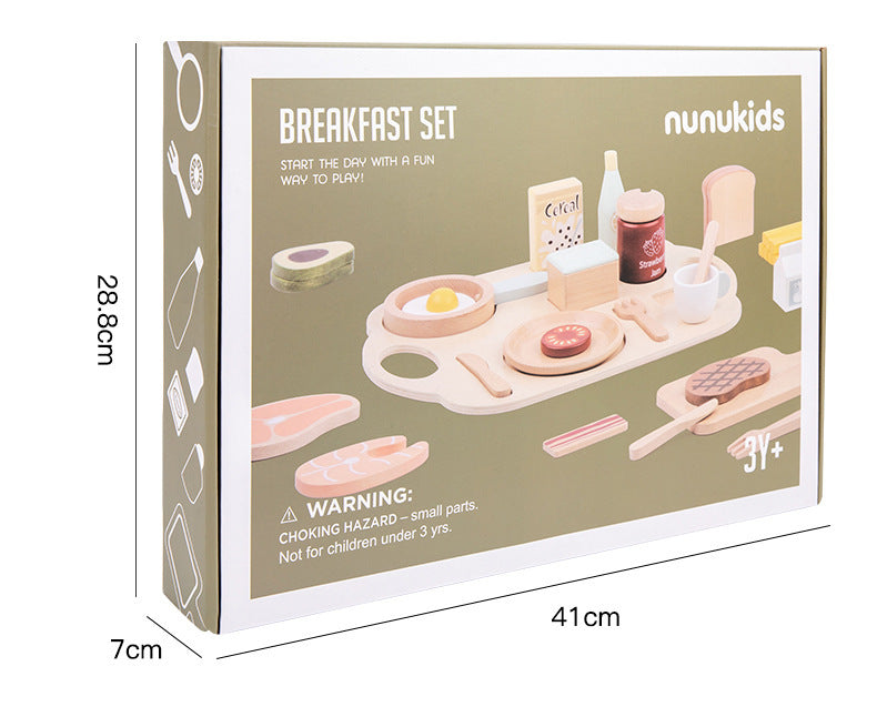 Wooden Play Food Set