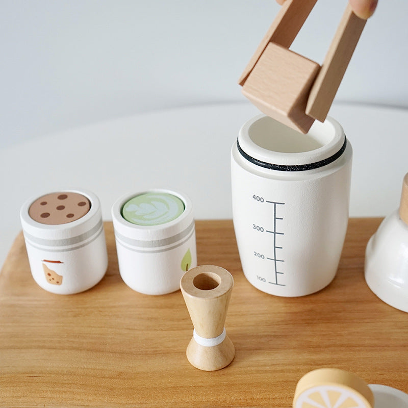 Wooden Milk Tea Play Set