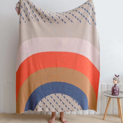 Rainbow Boho Blanket