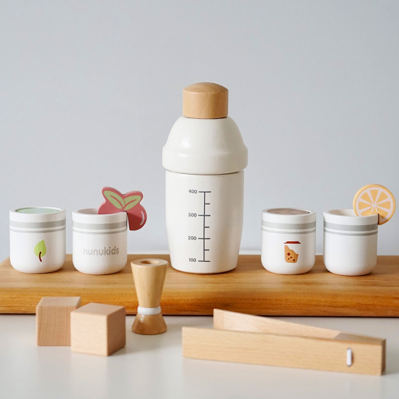 Wooden Milk Tea Play Set