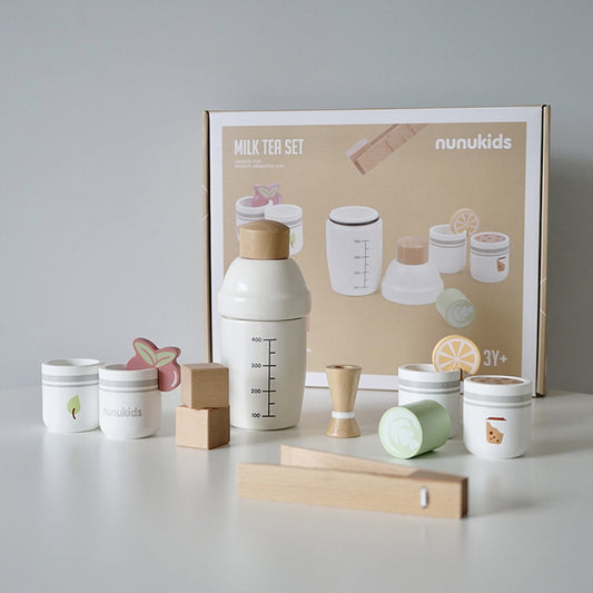 Wooden Milk Tea Play Set