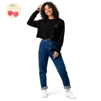 Cherry | Mum - Crop Sweatshirt