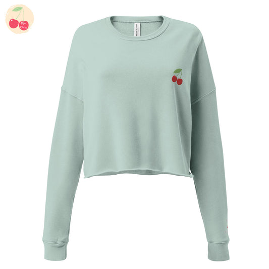 Cherry | Mum - Crop Sweatshirt