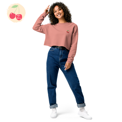 Cherry | Mum - Crop Sweatshirt