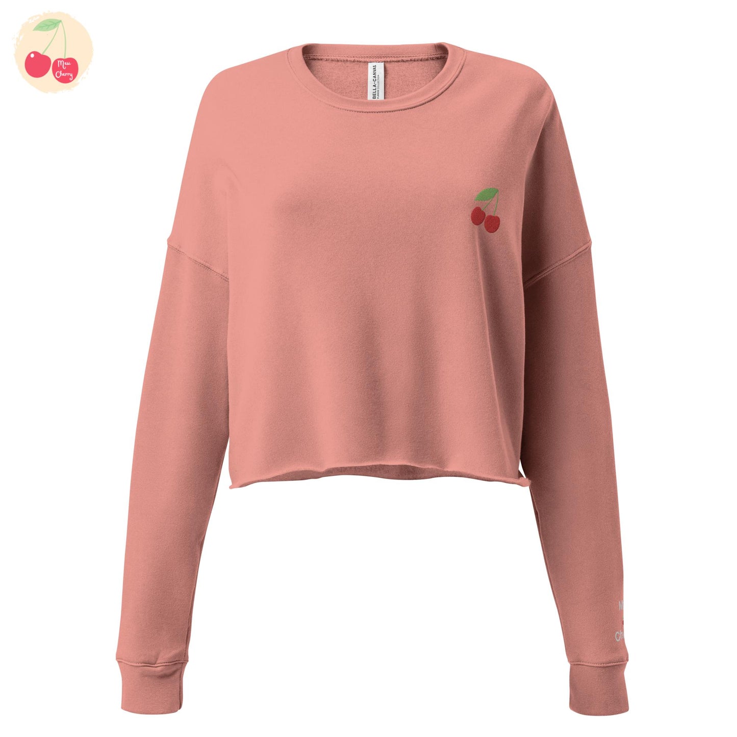 Cherry | Mum - Crop Sweatshirt