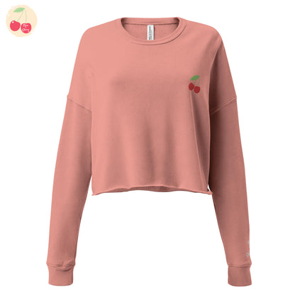 Cherry | Mum - Crop Sweatshirt